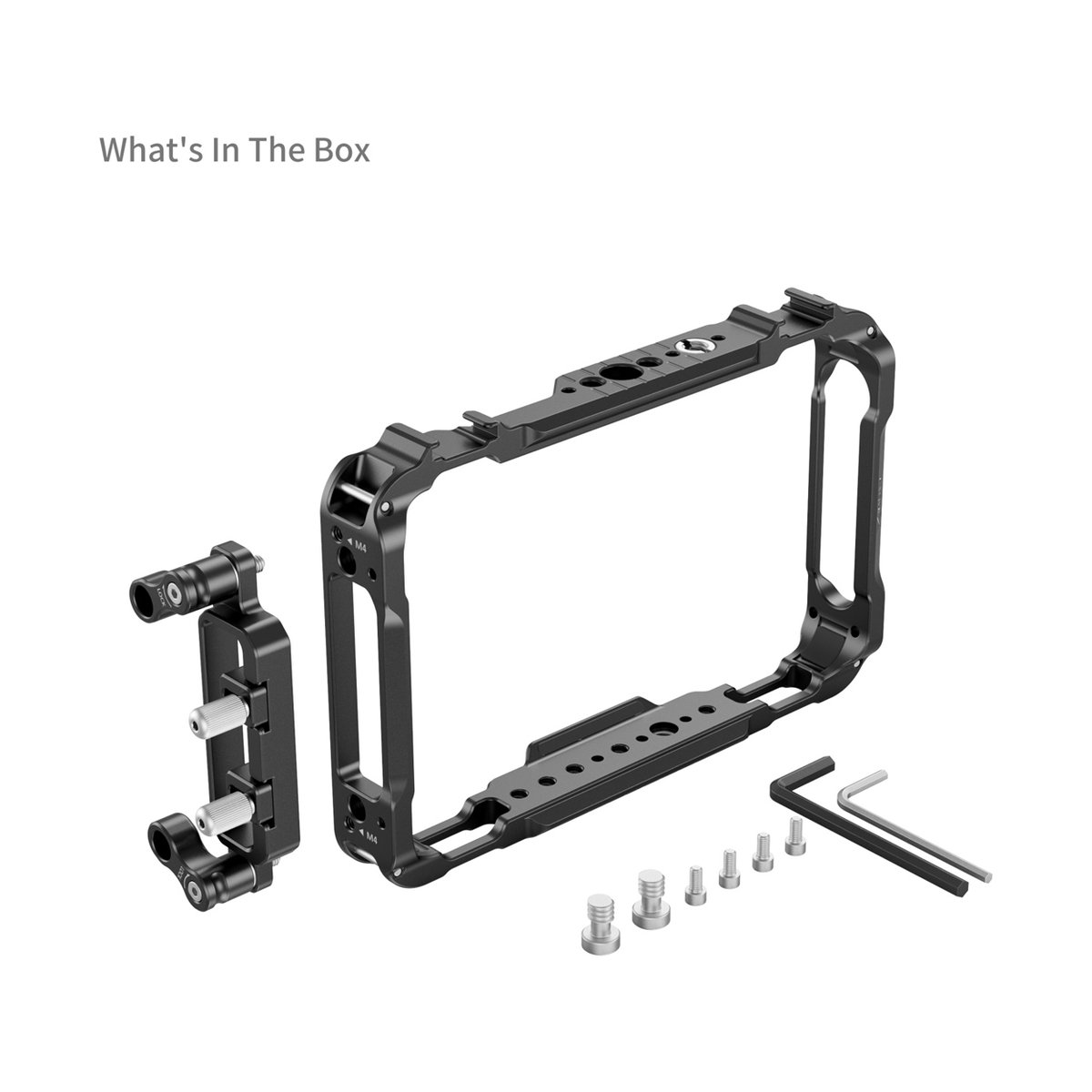 SmallRig CMA2209B Cage für Atomos Ninja Serie - Lieferumfang: Kamera-Cage, Seitenhandgriff und diverses Montagematerial SmallRig CMA2209B Cage für Atomos Ninja Serie - Lieferumfang: Kamera-Cage, Seitenhandgriff und diverses Montagematerial