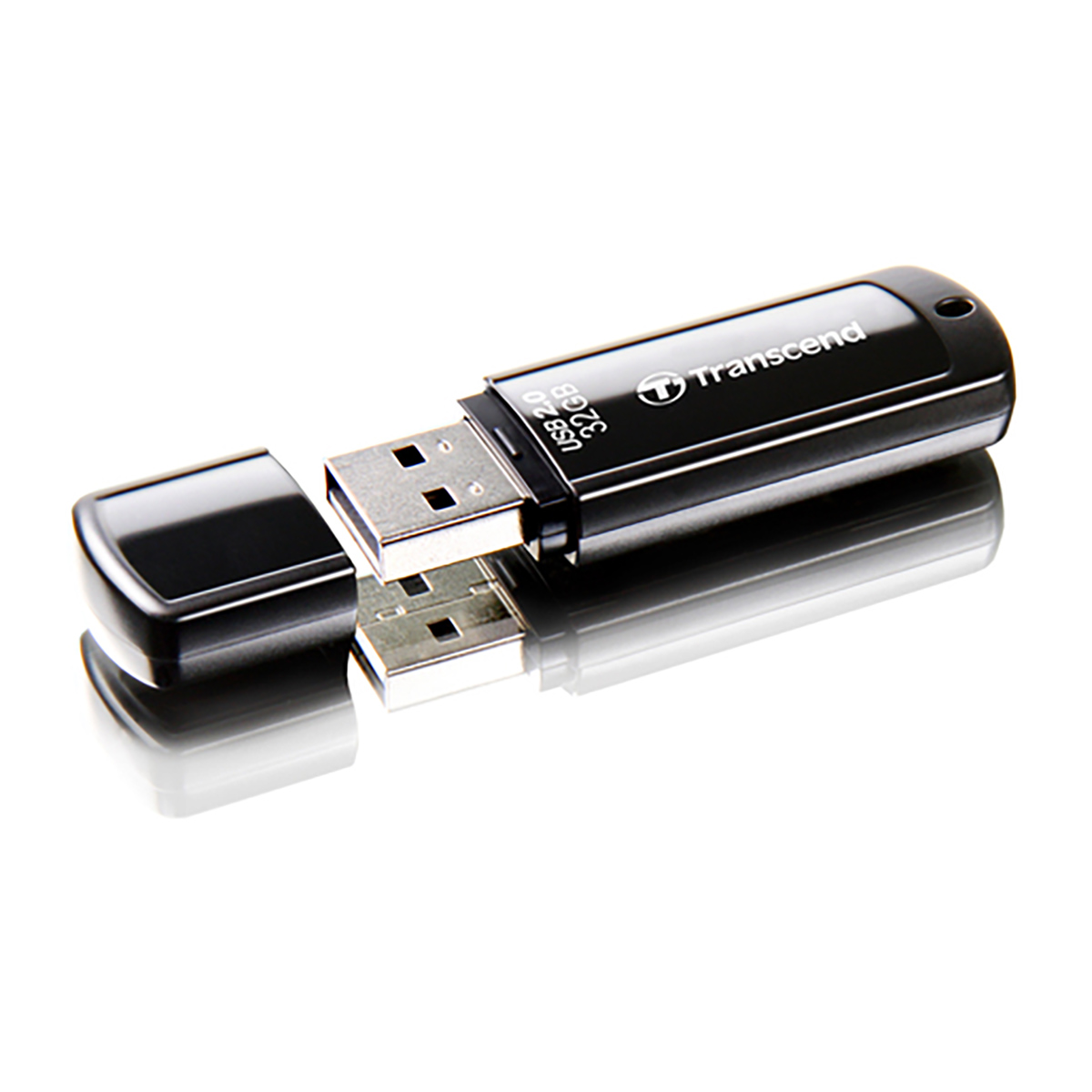 Transcend JetFlash 350 64 GB USB-Stick schwarz