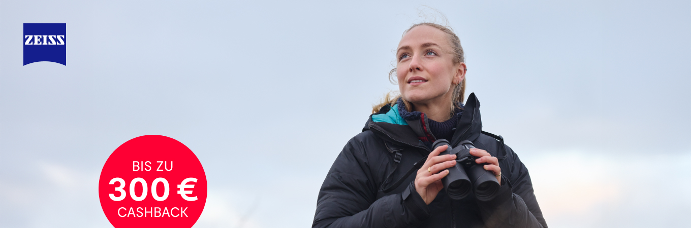 ZEISS Victory, Conquest und Terra Ferngläser mit Cashback Aktion – bis zu 300 Euro sparen beim Kauf