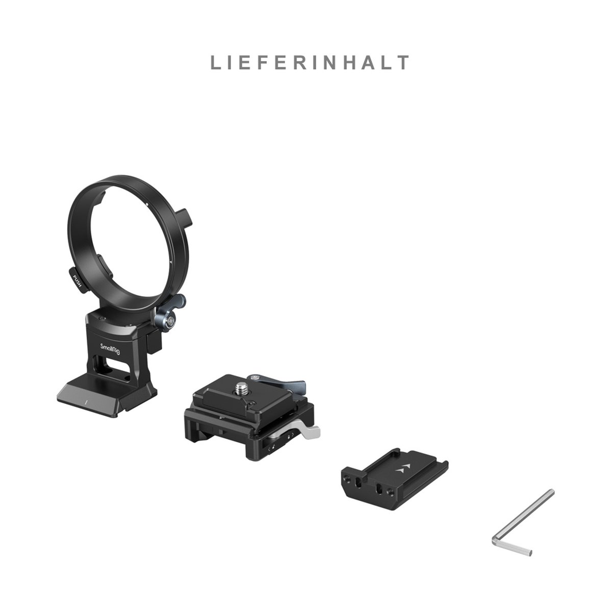 SmallRig 4244 Drehbares Horizontal- Vertikal-Montageplatten-Kit für Sony - Lieferumfang