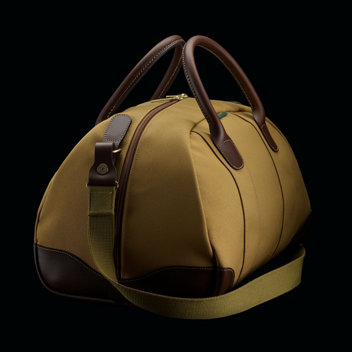Billingham Overnighter Khaki FibreNyte / Schokoladenleder