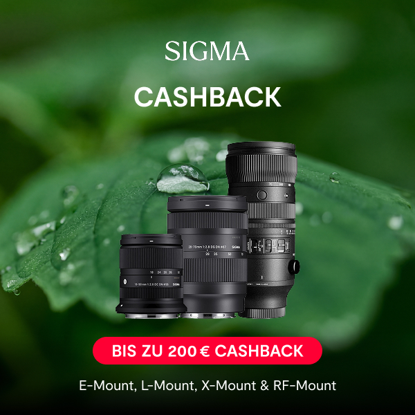 Sigma Aktion mit Cashback auf lichtstarke Zoom Objektive