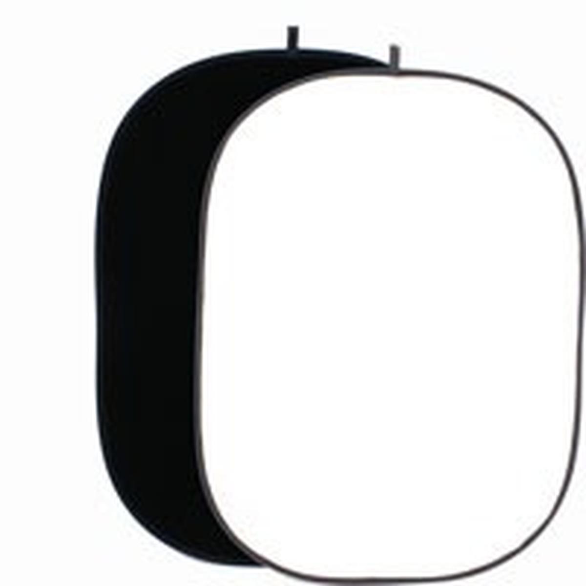 HELIOS Falthintergrund 150x200cm weiß/schwarz HELIOS Falthintergrund 150x200cm weiß/schwarz