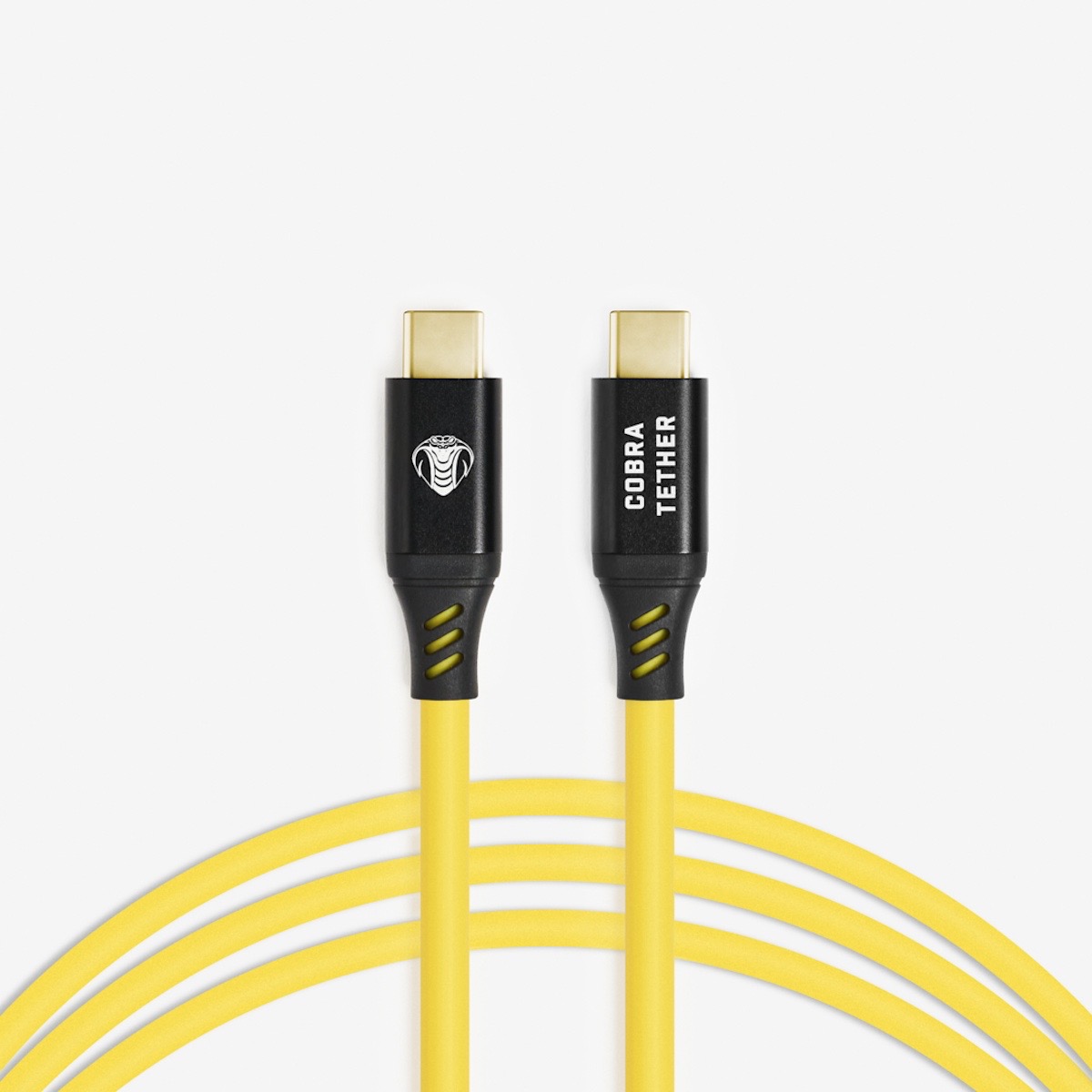 Cobratether USB-C / USB-C 10m gelb