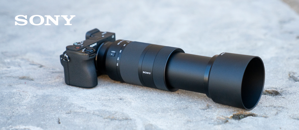 Sony 100-400 mm Telezoom Objektiv große Reichweite