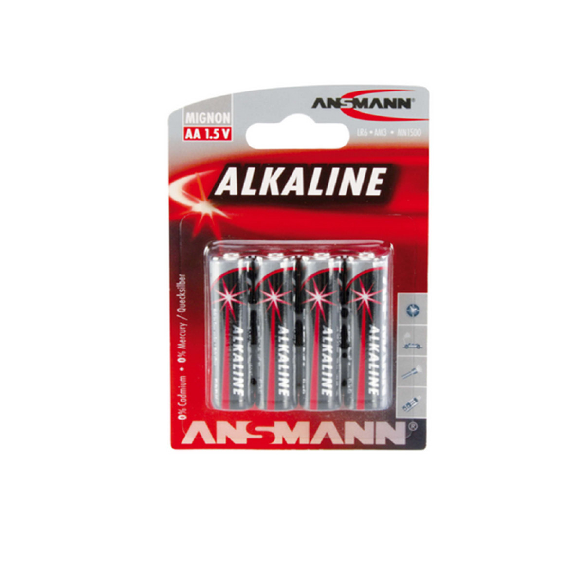 Ansmann Red Alkaline Mignon AA 4er Ansmann Red Alkaline Mignon AA 4er