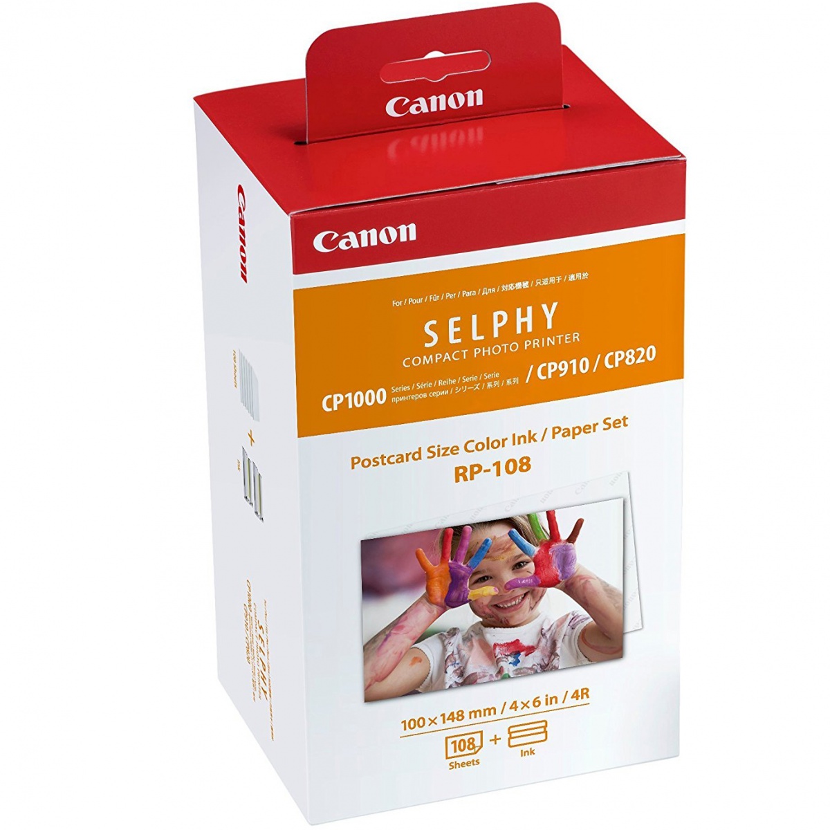 Canon RP-108 Papier + Farbband 10x15 108 Ausdrucke (2x 54 Bl.) Canon RP-108 Papier + Farbband 10x15 108 Ausdrucke (2x 54 Bl.)