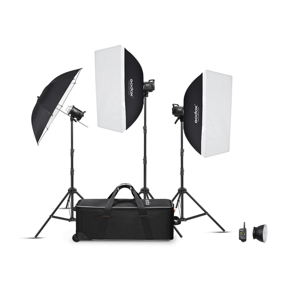Godox MS300V-D Trio Studio-Blitzset