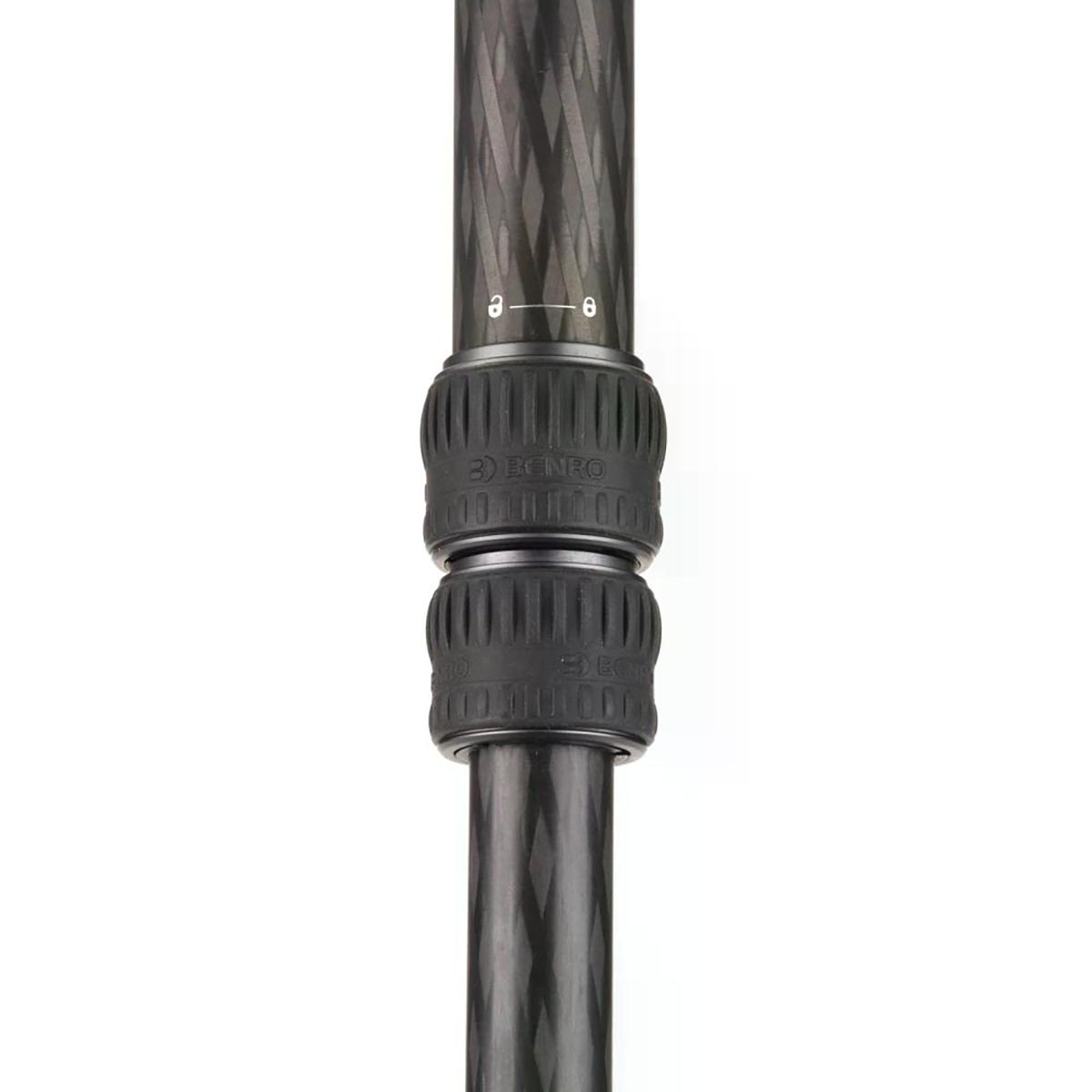 Benro Mammoth TMTH33C Carbon-Stativ Detailaufnahme Beinverriegelung