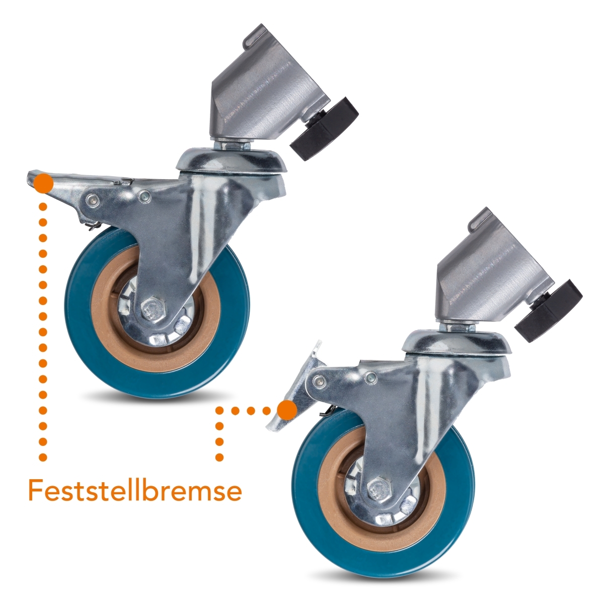Walimex Pro Stativrollen Pro 7522 3er-Set