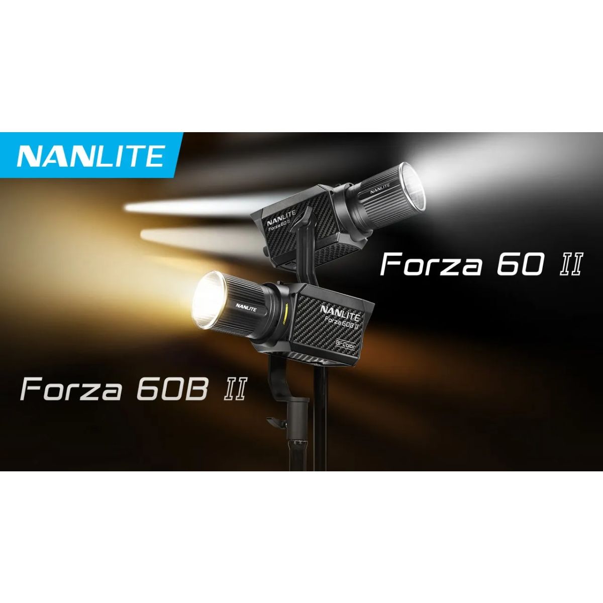 Nanlite FORZA 60B II KIT Bi-Color Reportage- und Studio-Scheinwerfer