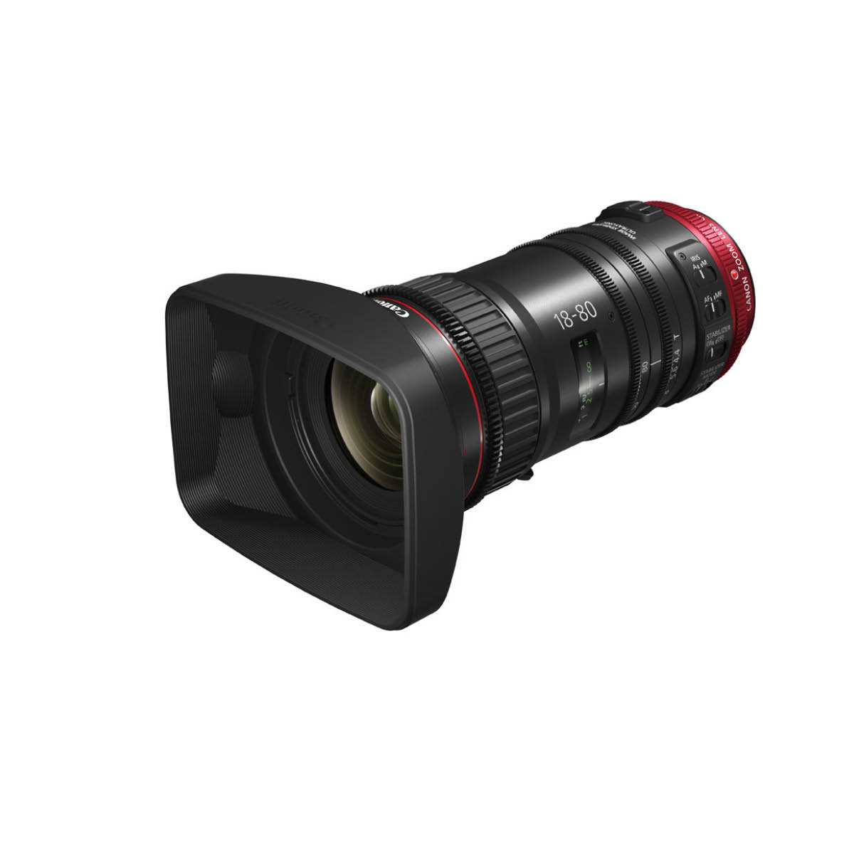 Canon CN-E 18-80 mm T 4,4 L IS KAS S Cine-Servo-Objektiv Canon CN-E 18-80 mm T 4,4 L IS KAS S Cine-Servo-Objektiv