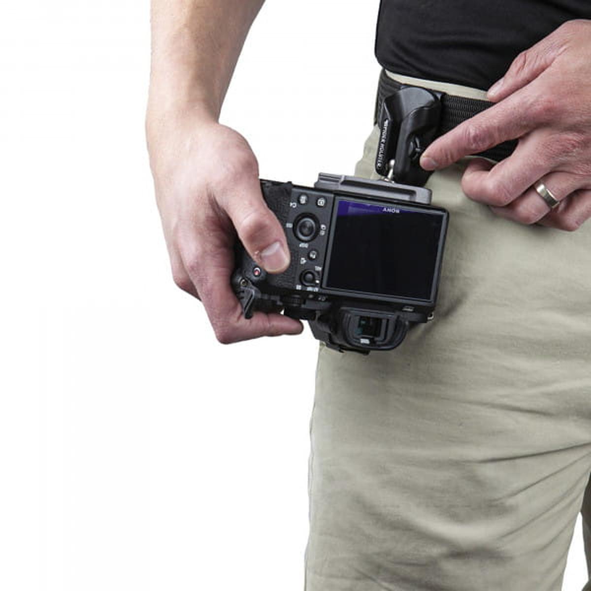 Spider X Holster Set - Leichtes Hüft-Tragesystem mit Holster und Kameraplatte für spiegellose Kamera