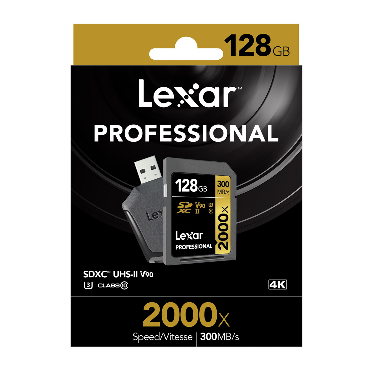 Lexar SDXC 128GB Professional UHS-II 2000x V90