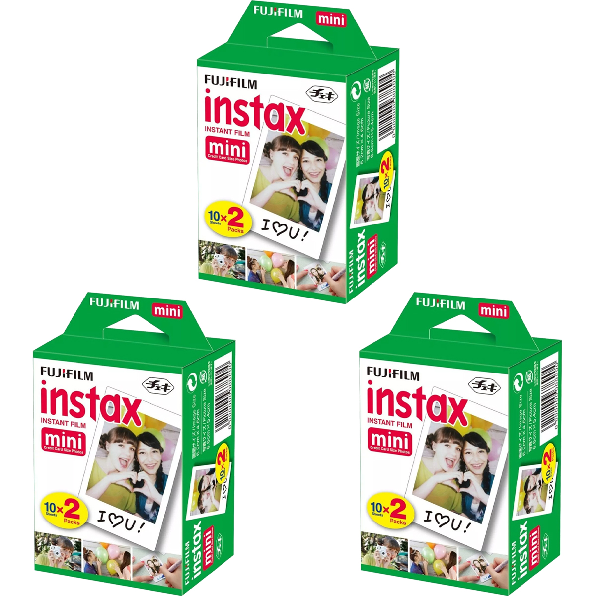 Fujifilm Instax Mini Film 3er Doppelpack (60 Bilder) _Fujifilm Instax Mini 3er Doppelpack