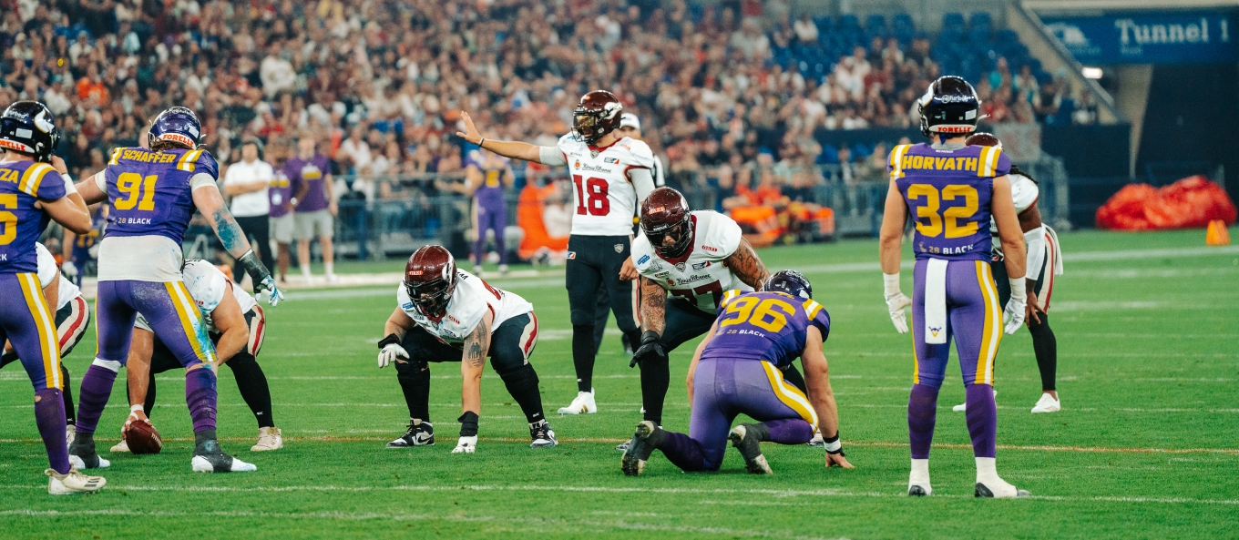 Rhein Fire Football‑Team in Action