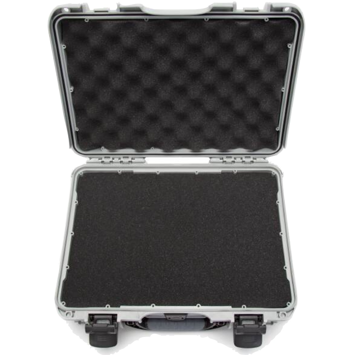 Nanuk Koffer 910 mit Schaumstoffeinlage Silber