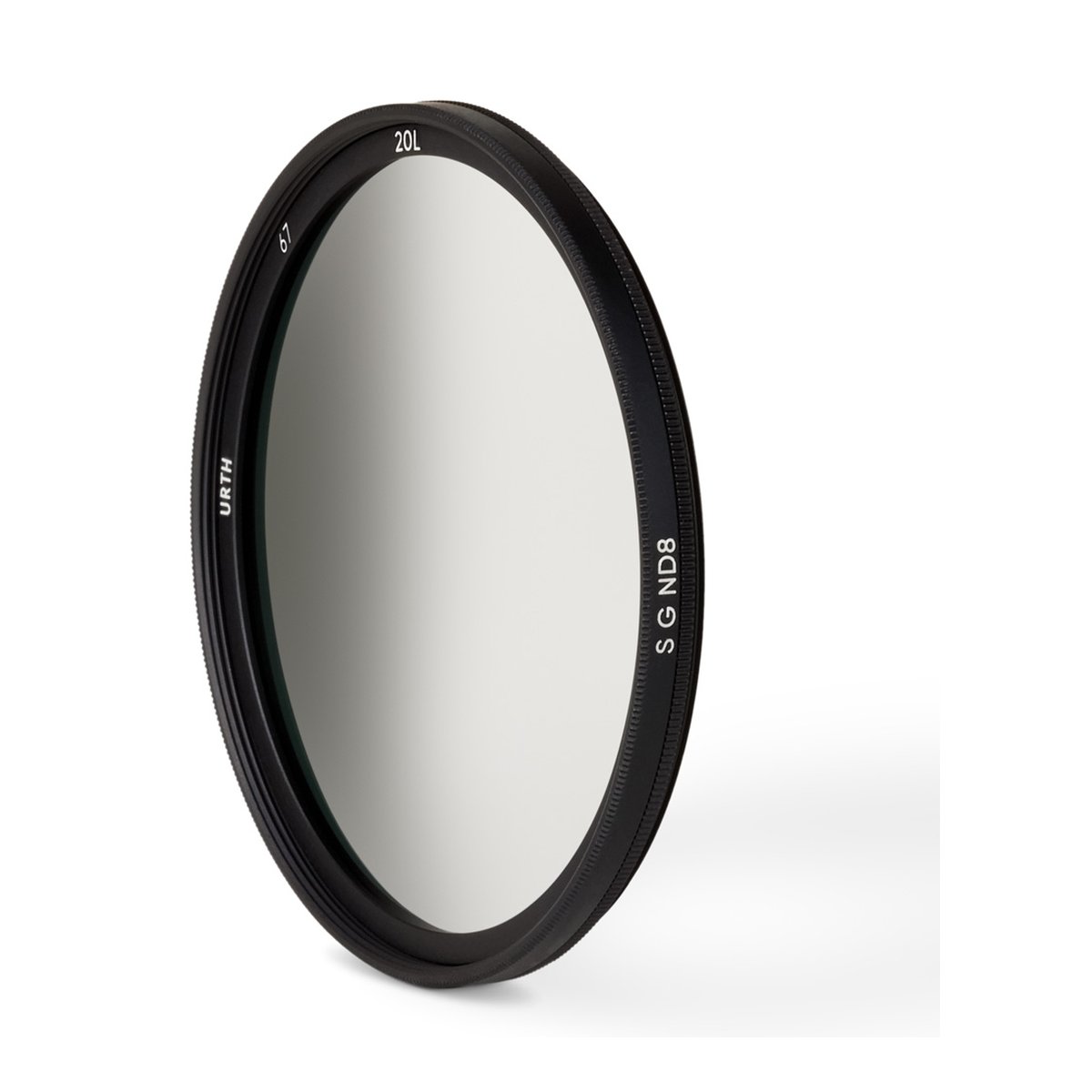 Urth 67mm Soft Graduated ND8 Objektivfilter (Plus+) - Detailansicht Urth SG ND8 Kamerafilter.