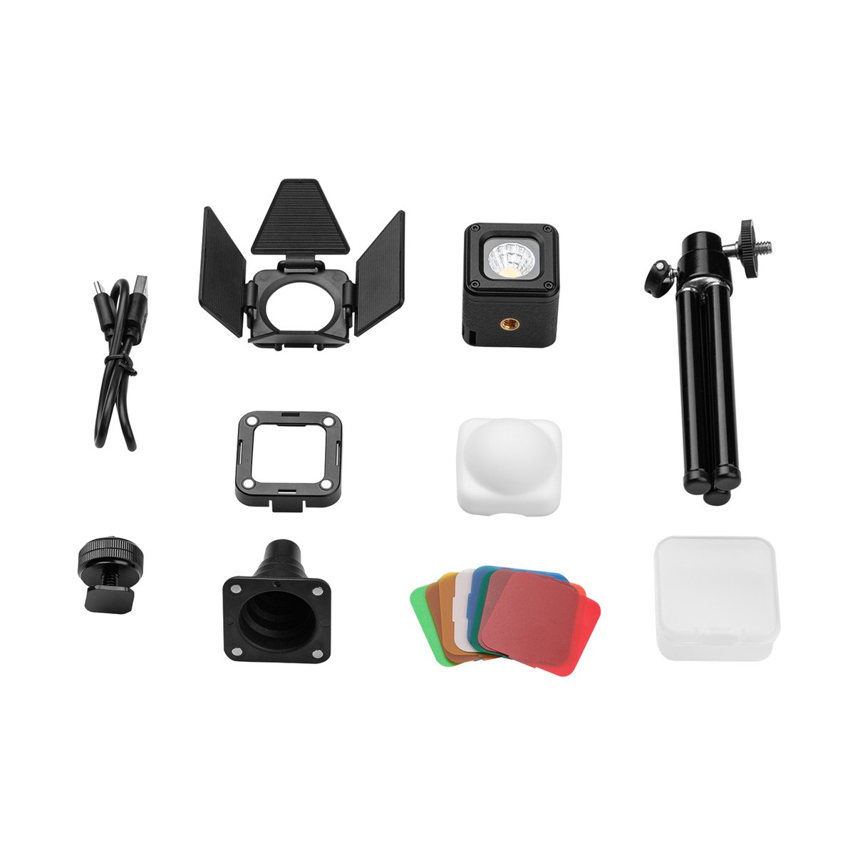 SmallRig 3469 RM01 LED Videolicht Kit - Lieferumfang SmallRig 3469 RM01 LED Videolicht Kit - Lieferumfang