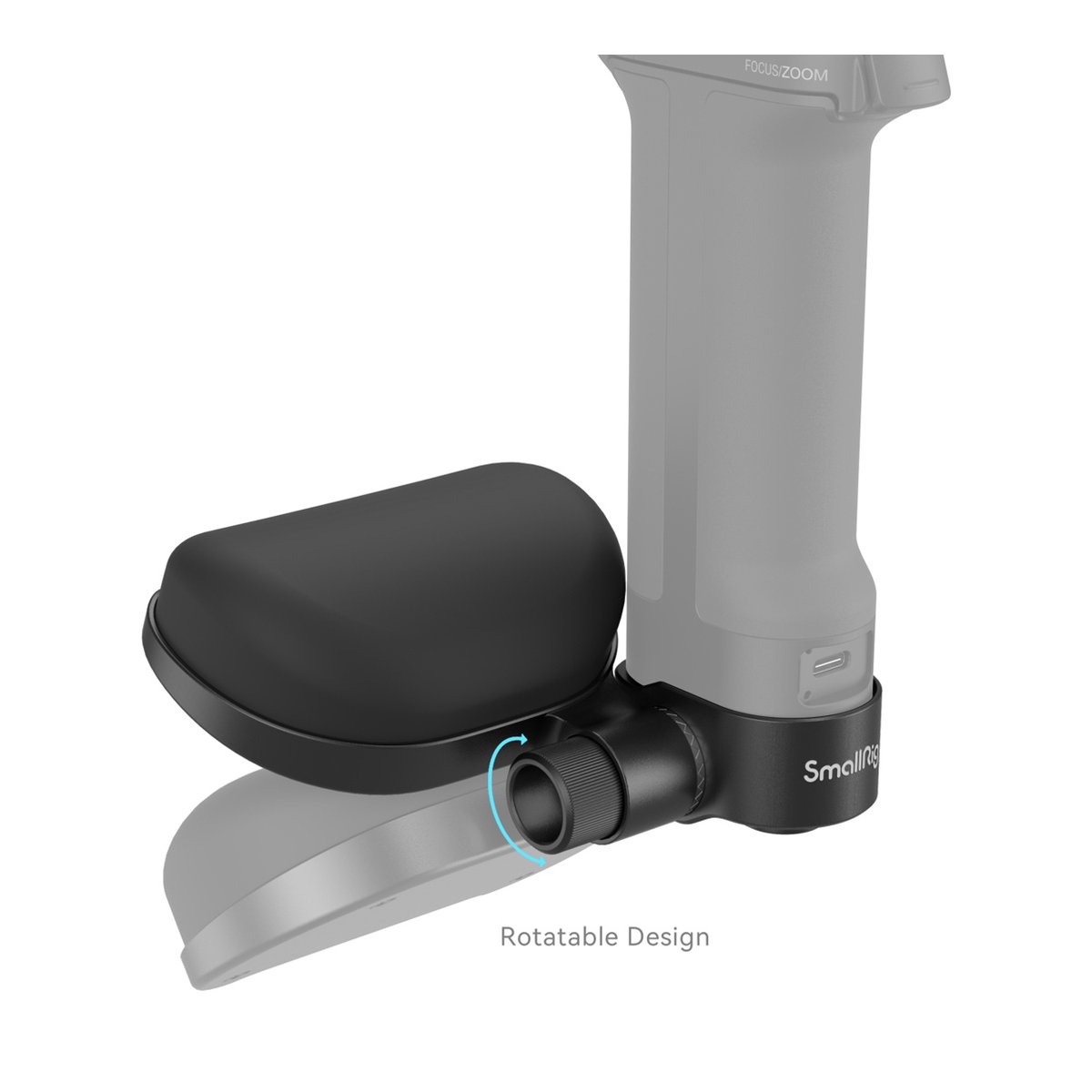 SmallRig 4248 Wrist Support für DJI RS Series, Handgelenkstütze rechts - Detailansicht: Rotierbarer Handgriff an Gerätebasis mit Rotationsfunktion. SmallRig 4248 Wrist Support für DJI RS Series, Handgelenkstütze rechts - Detailansicht: Rotierbarer Handgriff an Gerätebasis mit Rotationsfunktion.