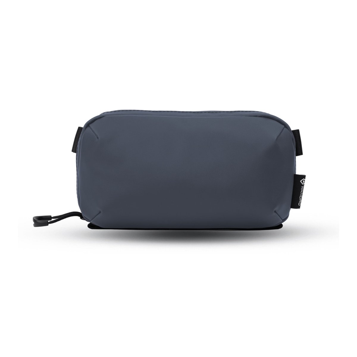 WANDRD Tech Bag Small Aegean Blue - Draufsicht einer dunkelgrauen Tasche.