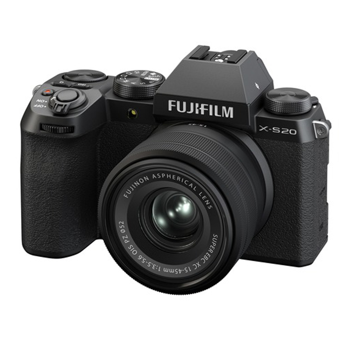 Fujifilm X-20 + 15-45mm XC Vlogger Set Kamera, Mikrofon und Tripod