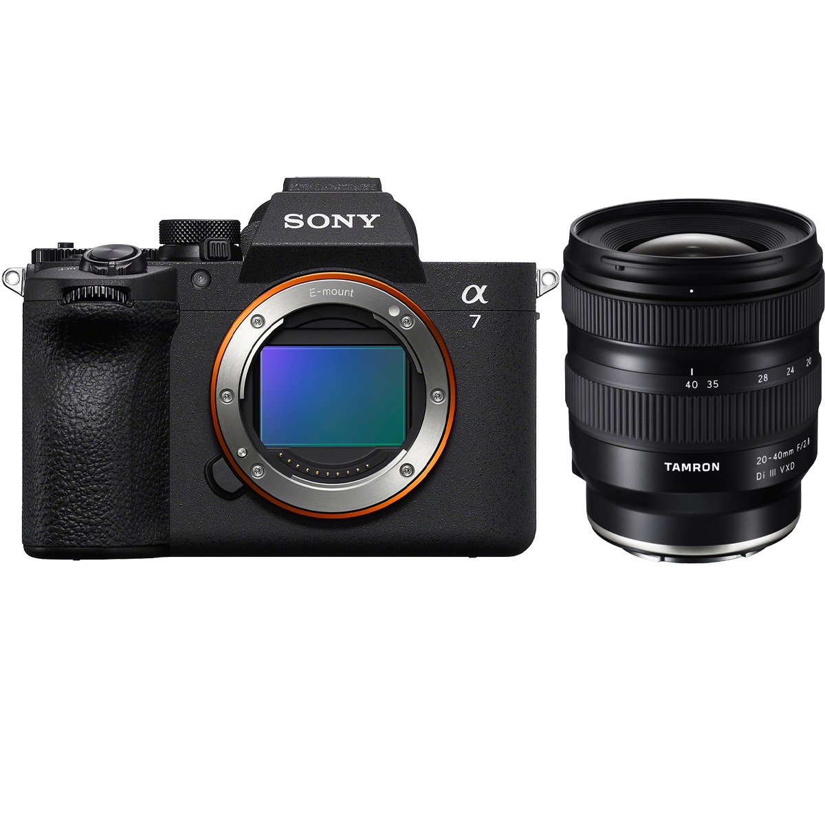 Sony Alpha 7V Gehäuse mit Tamron 20-40 mm 1:2,8 Di III VXD FE