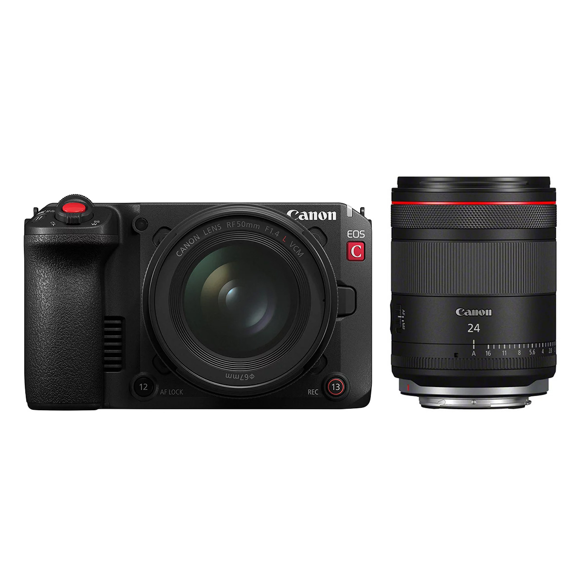 Canon EOS C50 + Canon 24 mm 1:1,4 RF L VCM