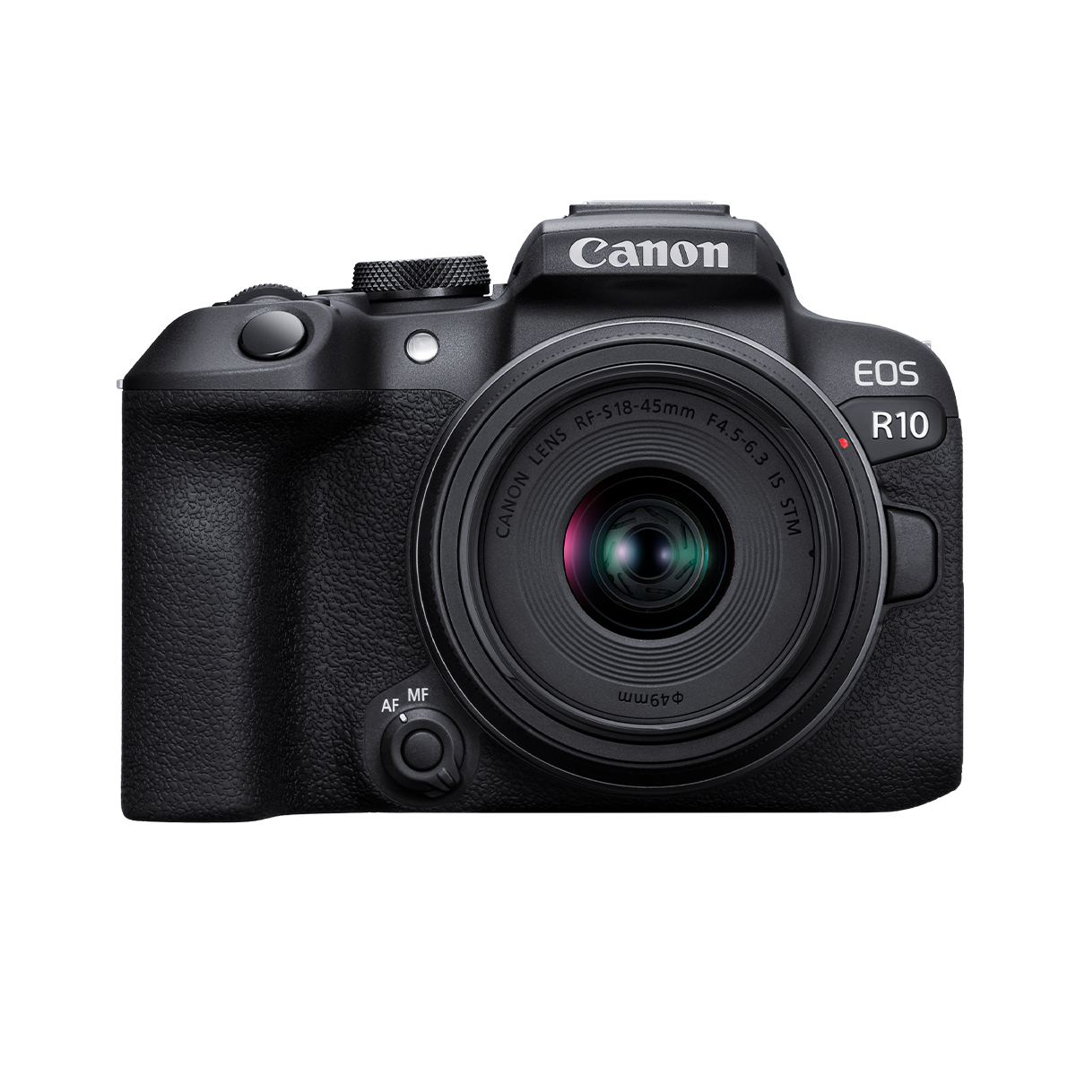 Canon EOS R 10 mit 18-45 mm IS STM + Adapter