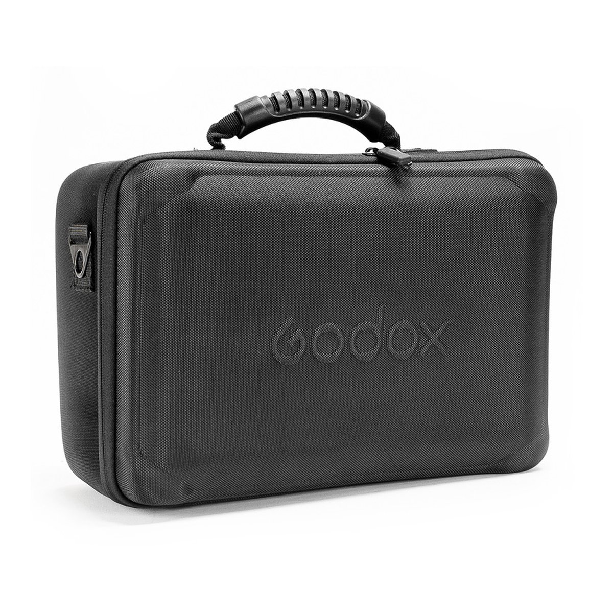 Godox Witstro AD400 Pro - Godox Transporttasche, Vorderansicht mit Griff