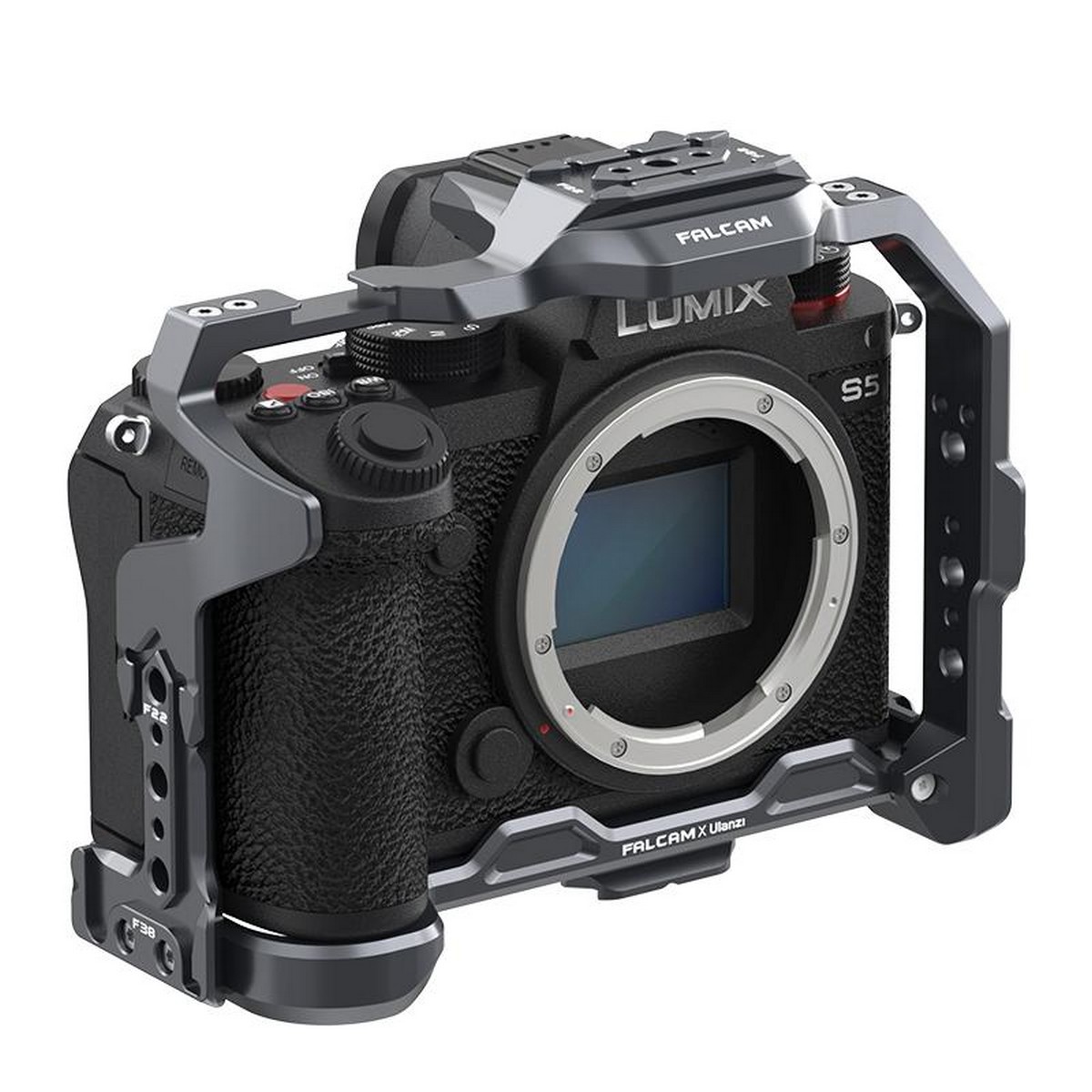 Falcam 2736 F22 & F38 Schnellwechsel Cage f. Panasonic Lumix S5