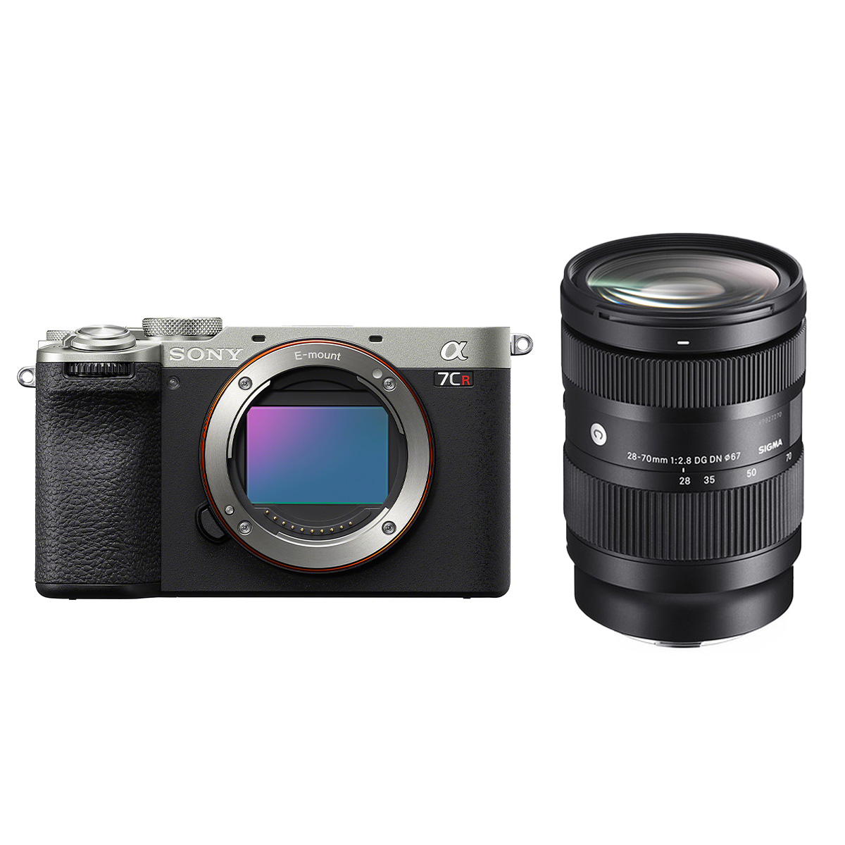 Sony Alpha 7C R Silber + Sigma 28-70 mm 1:2,8 DG DN Contemporary E-Mount