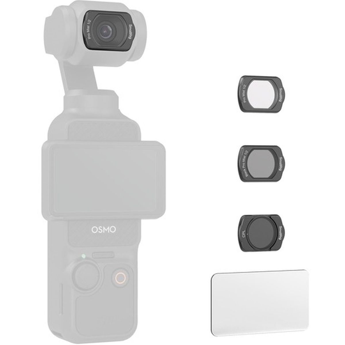 SmallRig 4775 Schwarz/Weiß Diffusions- filter & CPL für DJI Osmo Pocket 3