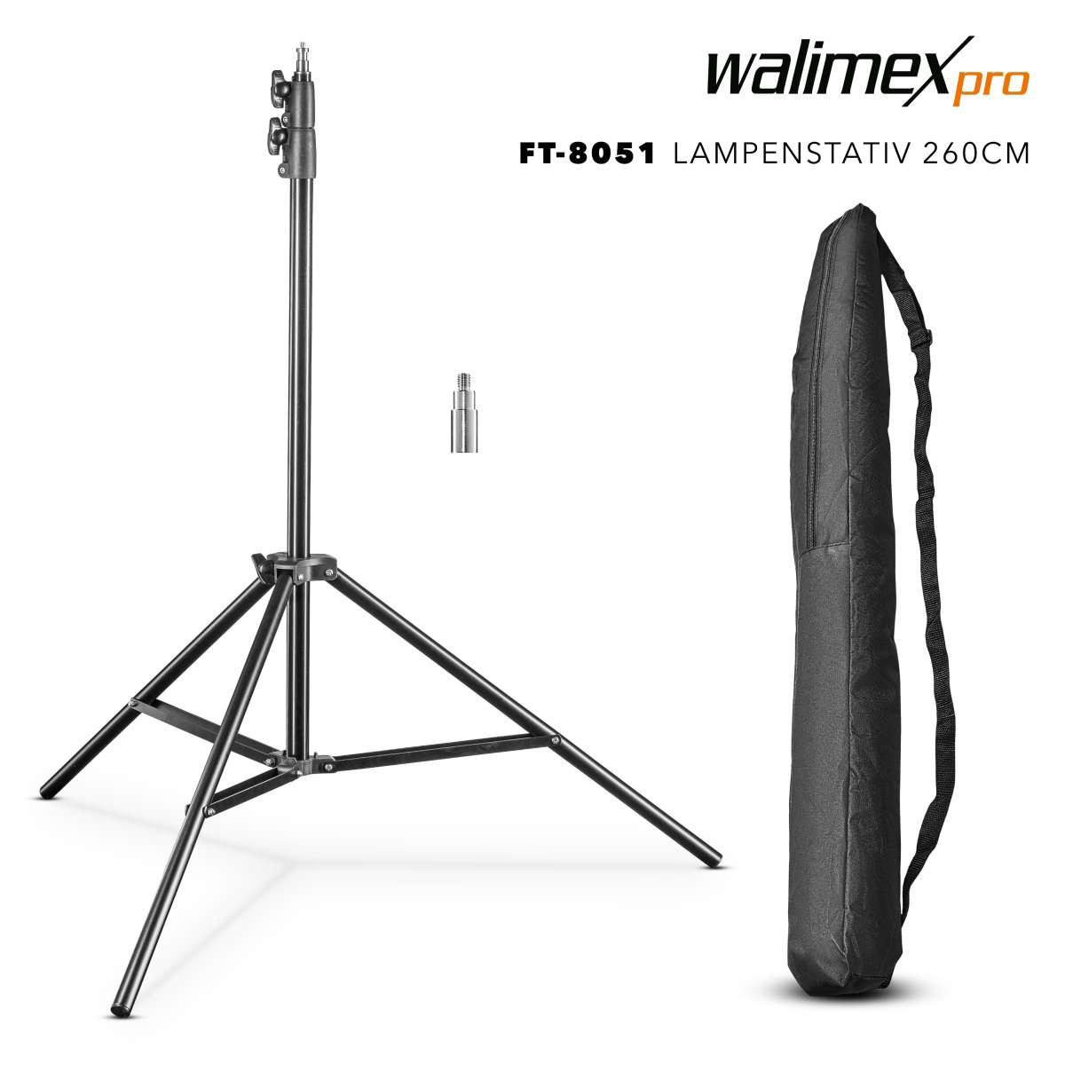 Walimex FT 8051 Lampenstativ 260 cm