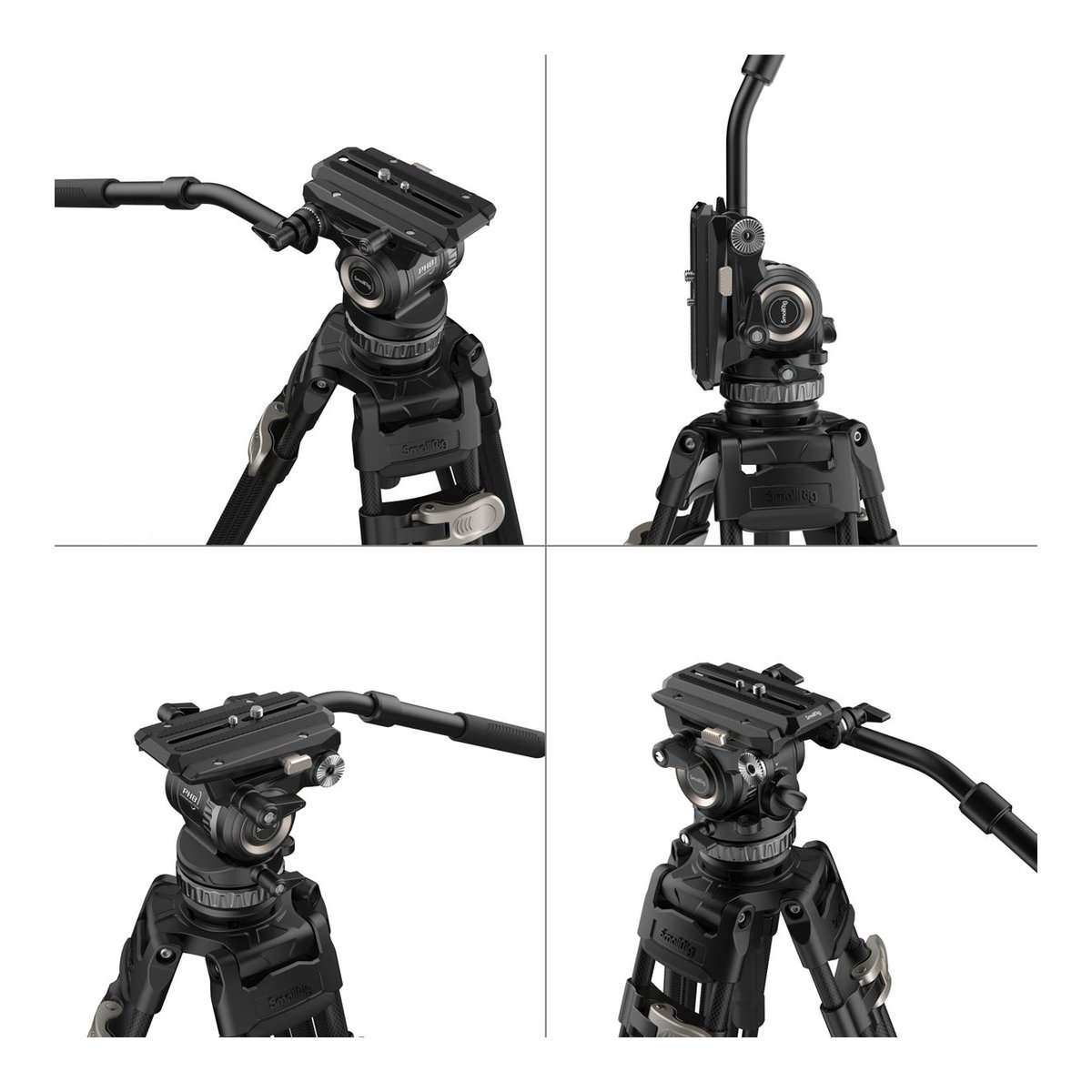 SmallRig 4465 FreeBlazer Counterbalance Carbon Fiber Video Tripod Kit AD-Pro8 - VERSCHIEDENE ANSICHTEN DES SMALLRIG FLUID-VIDEOKOPFS MIT SCHWENKARM UND SCHNELLWECHSELPLATTE SmallRig 4465 FreeBlazer Counterbalance Carbon Fiber Video Tripod Kit AD-Pro8 - VERSCHIEDENE ANSICHTEN DES SMALLRIG FLUID-VIDEOKOPFS MIT SCHWENKARM UND SCHNELLWECHSELPLATTE