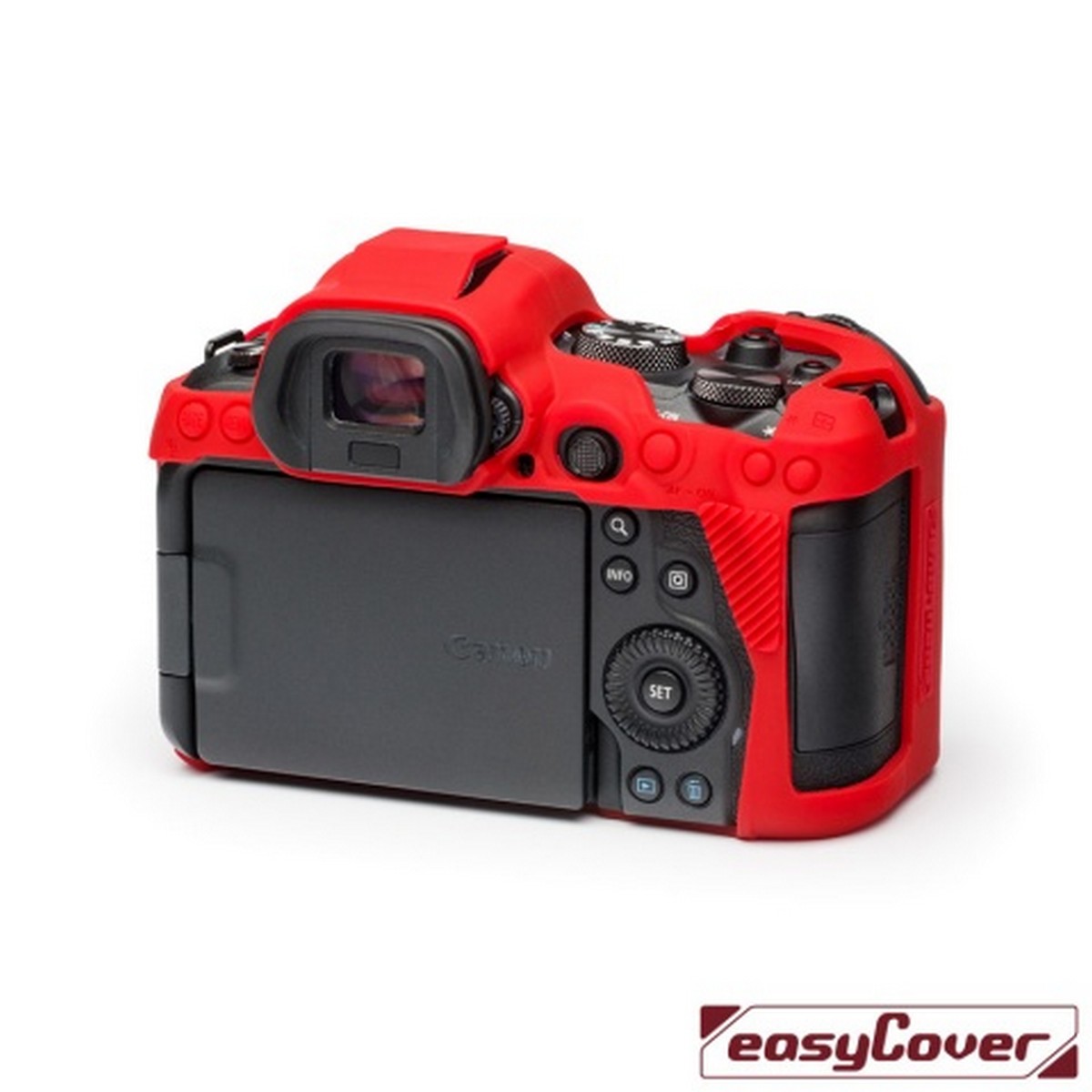 Easycover Camera Case Schutzhülle für Canon EOS R5, R6 - Rot