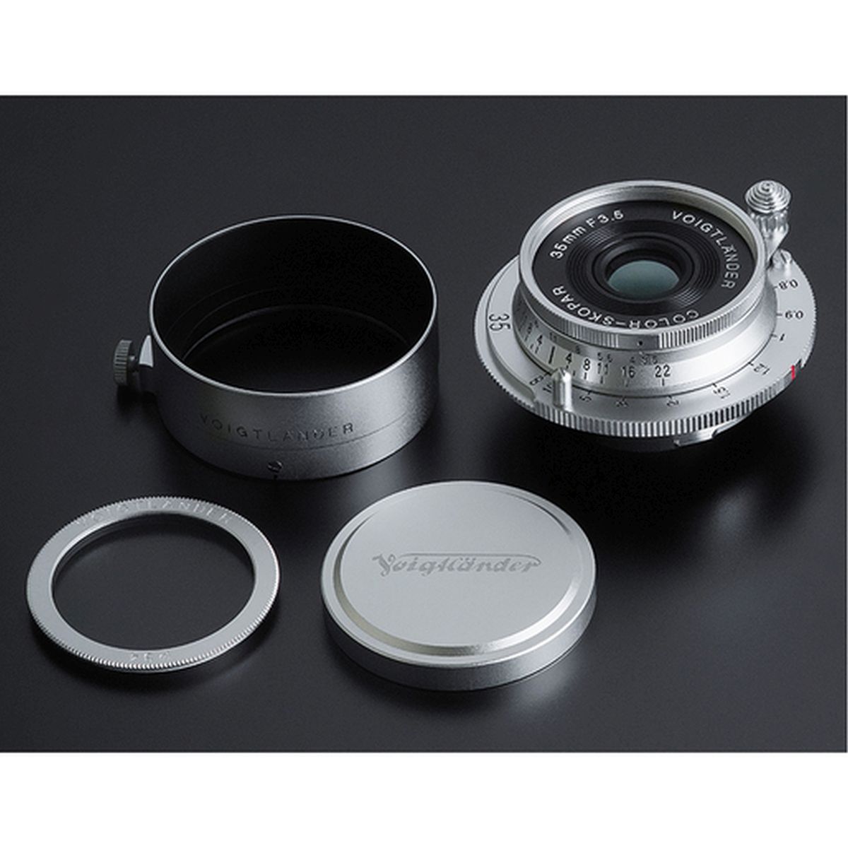 Voigtländer 35 mm 1:3,5 Color-Skopar asphärisch VM-Mount Silber