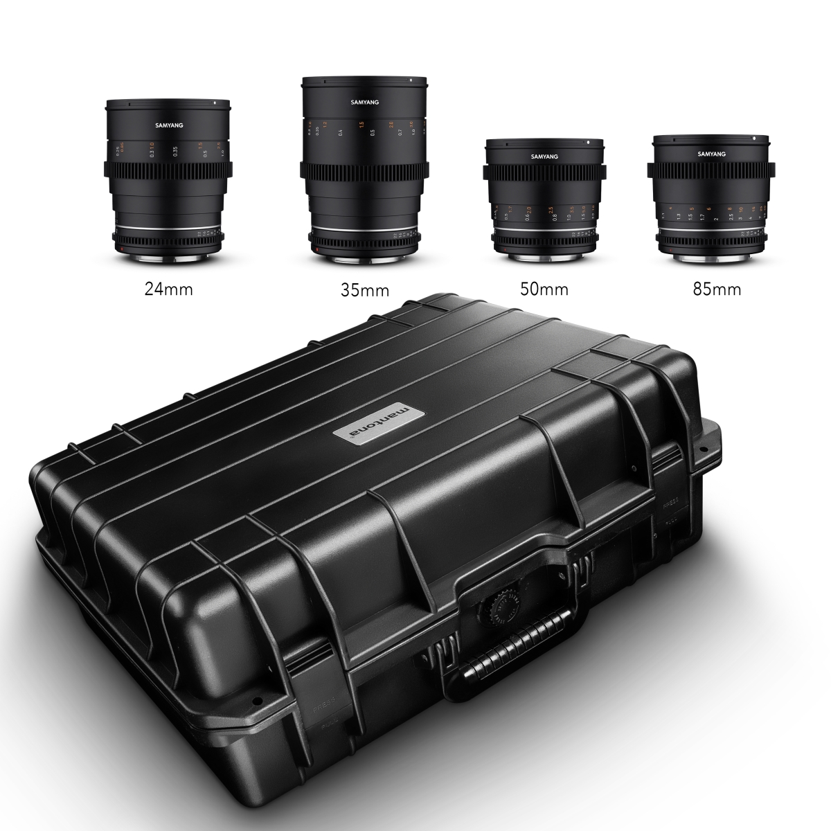 Samyang VDSLR MK2 Kofferset Canon EF Samyang VDSLR MK2 Kofferset Canon EF