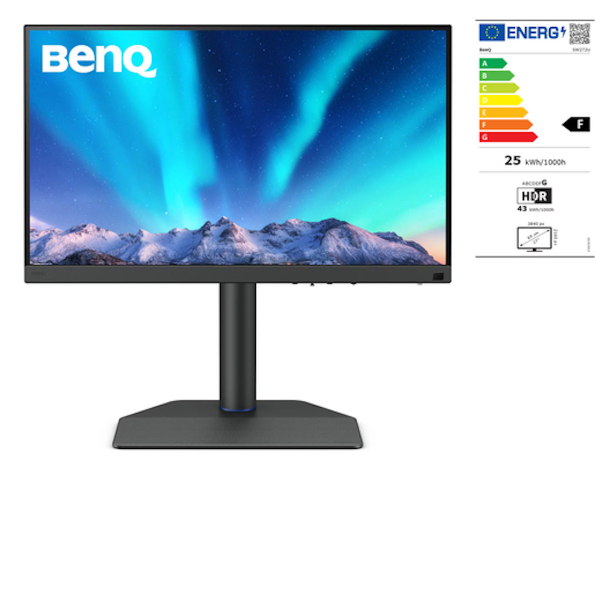 BenQ SW272U 68,58cm 27" grau IPS 4K Monitor