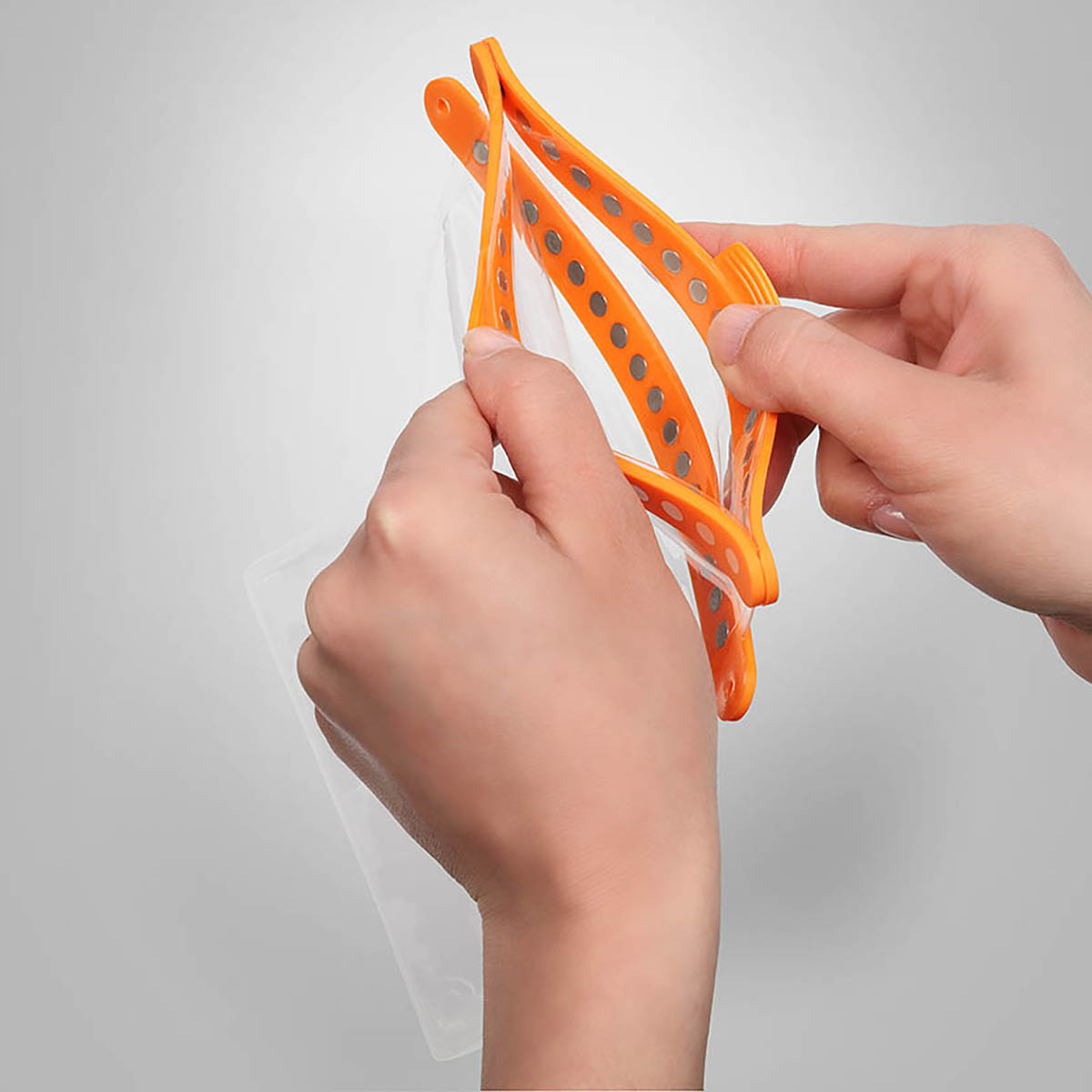 Fidlock Hermetic Dry Bag Maxi Orange-Transparent