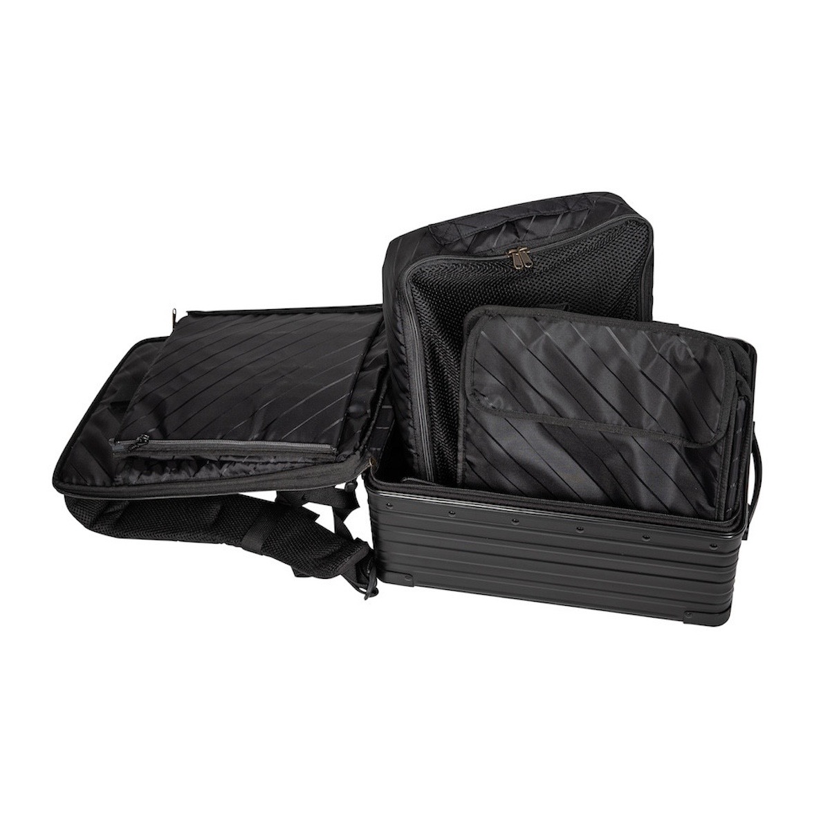 Aleon 17'' Hybrid Rucksack inkl. Packwürfel Onyx