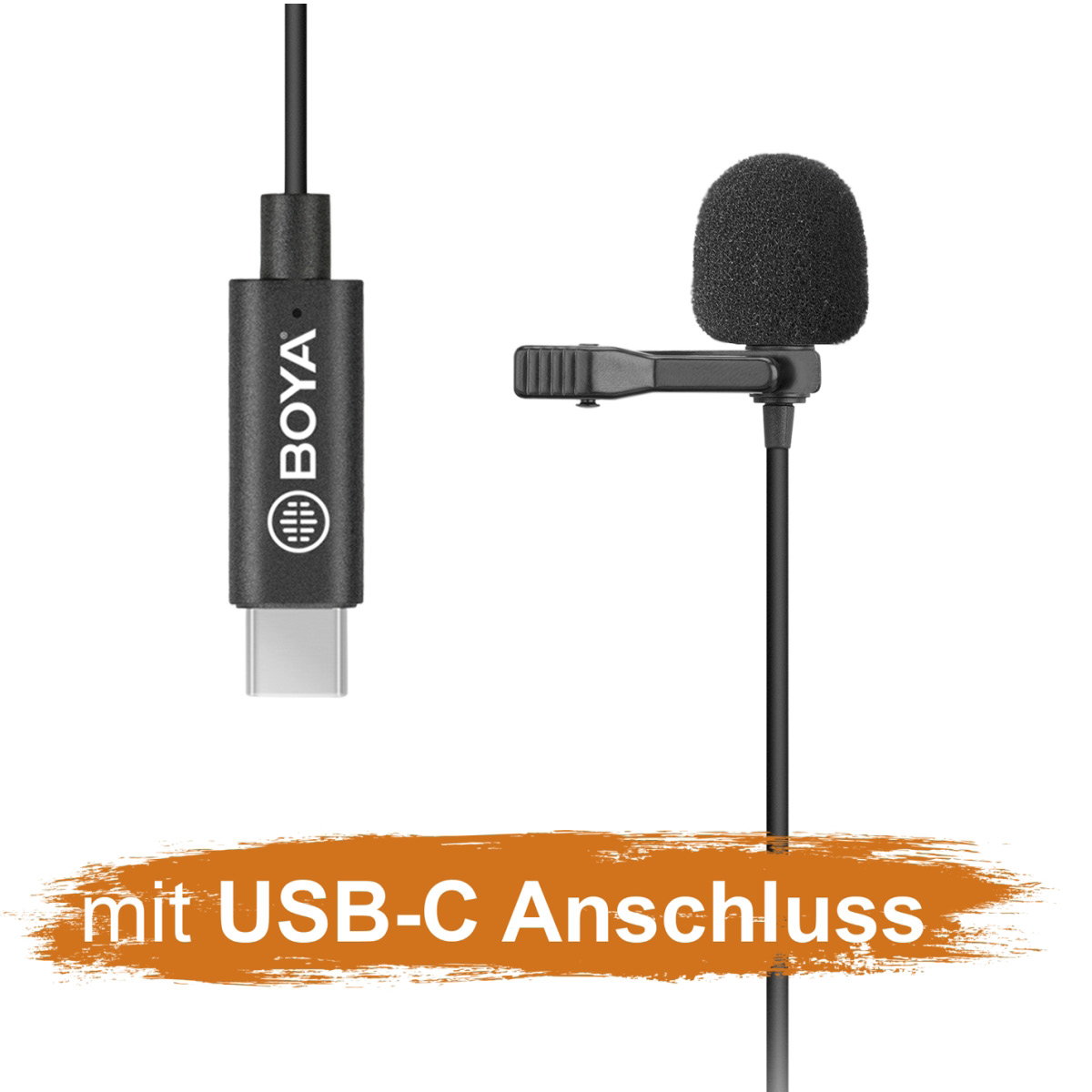 Walimex pro Boya M3 Ansteckmikrofon Typ USB-C