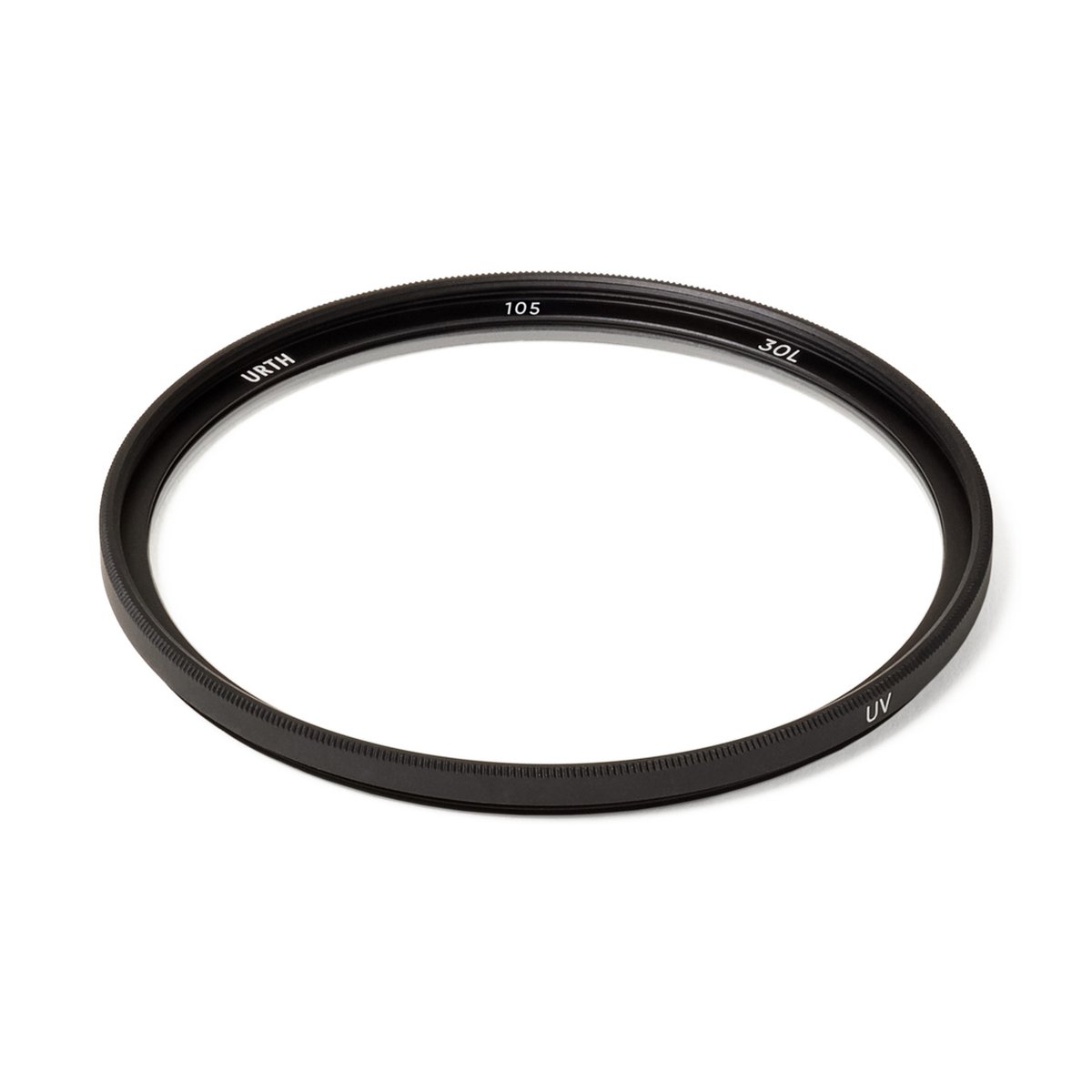 Urth 105mm UV-Objektivfilter (Plus +) - Schwarzer Urth UV-Filter 105mm, Ansicht von schräg oben