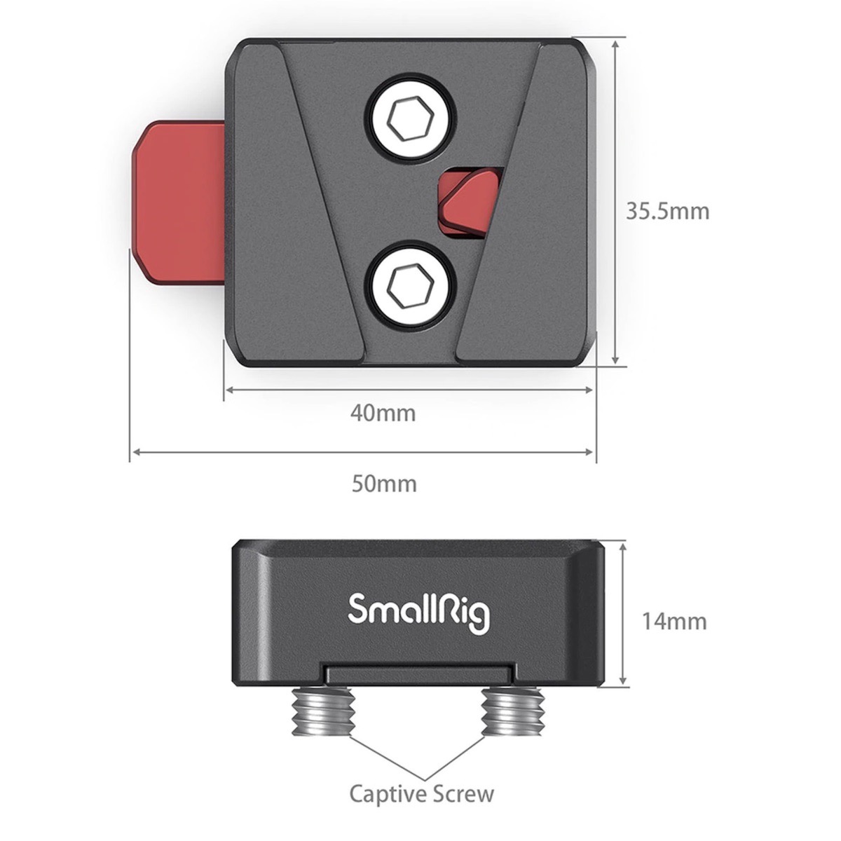 SmallRig 2801 Mini-V-Lock-Montagesatz