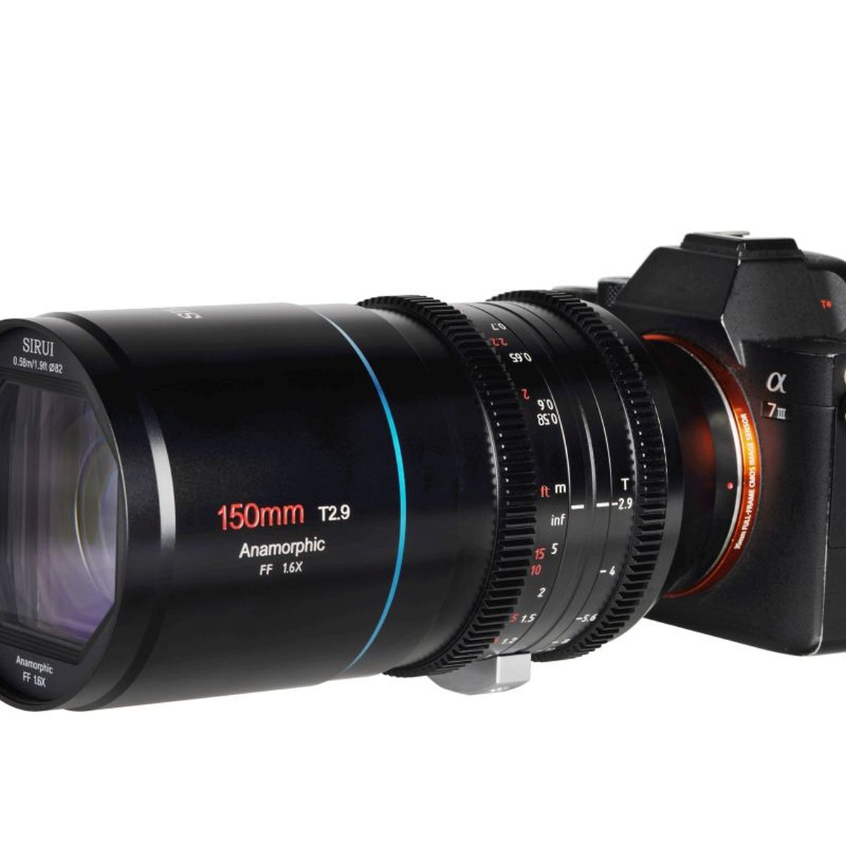 Sirui 150 mm 1:2,9 Venus 1,6-faches anamorphes Vollformat-Objektiv E-Mount