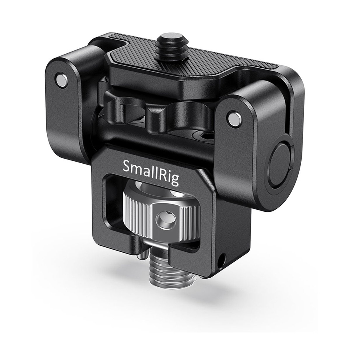 SmallRig 2174B Monitorhalterung mit ARRI 3/8"-16 Fixierschrauben - SmallRig Hot Shoe Cold Shoe Mount Adapter mit 1/4 Zoll Gewinde, Detailansicht