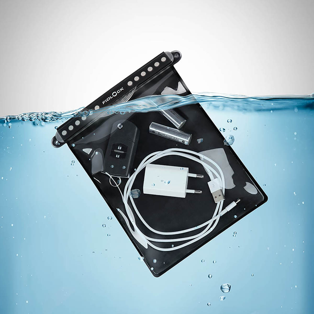 Fidlock Hermetic Dry Bag Maxi Black-Transparent