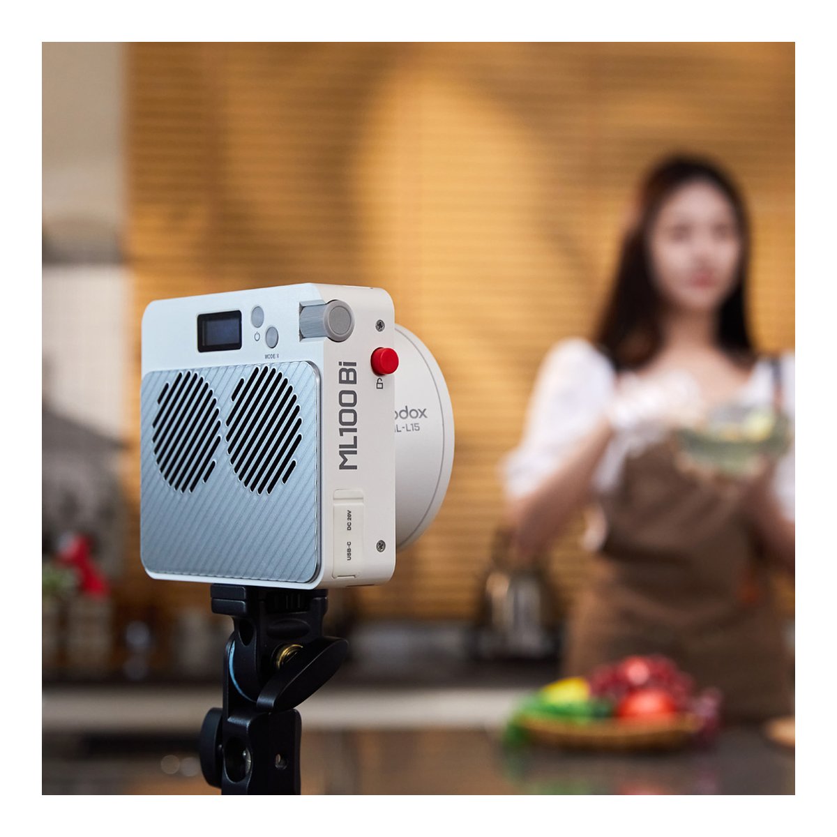 Godox ML100Bi Bi-color LED video light Kit 1