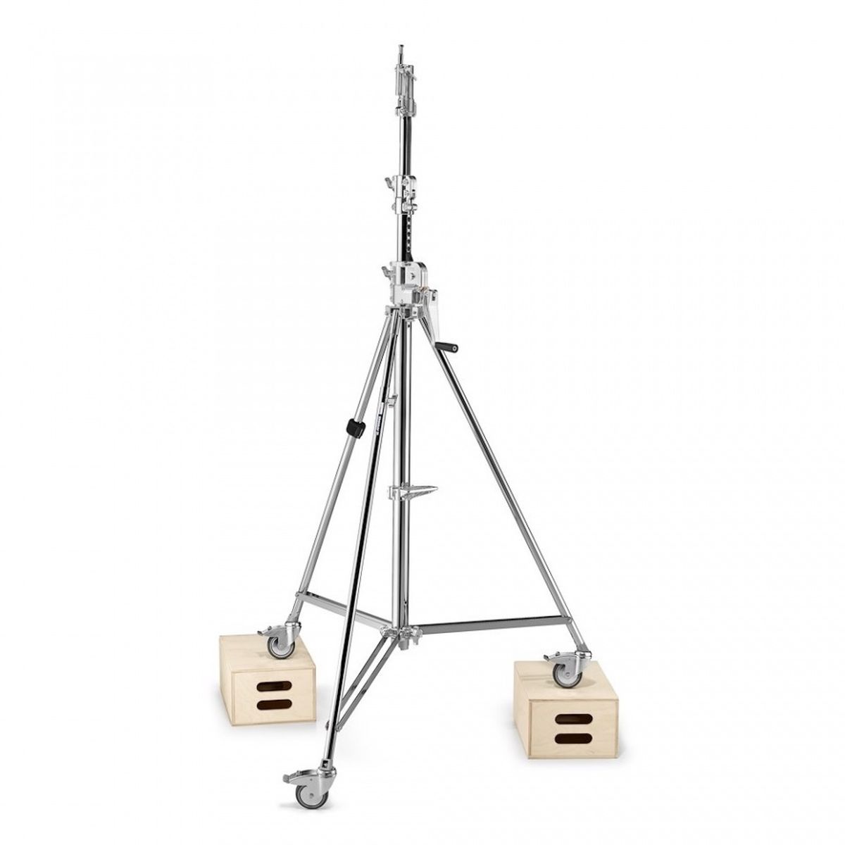 Avenger Wind Up Stativ CS 3,9 m LowBoy 2R, gebremste Rollen