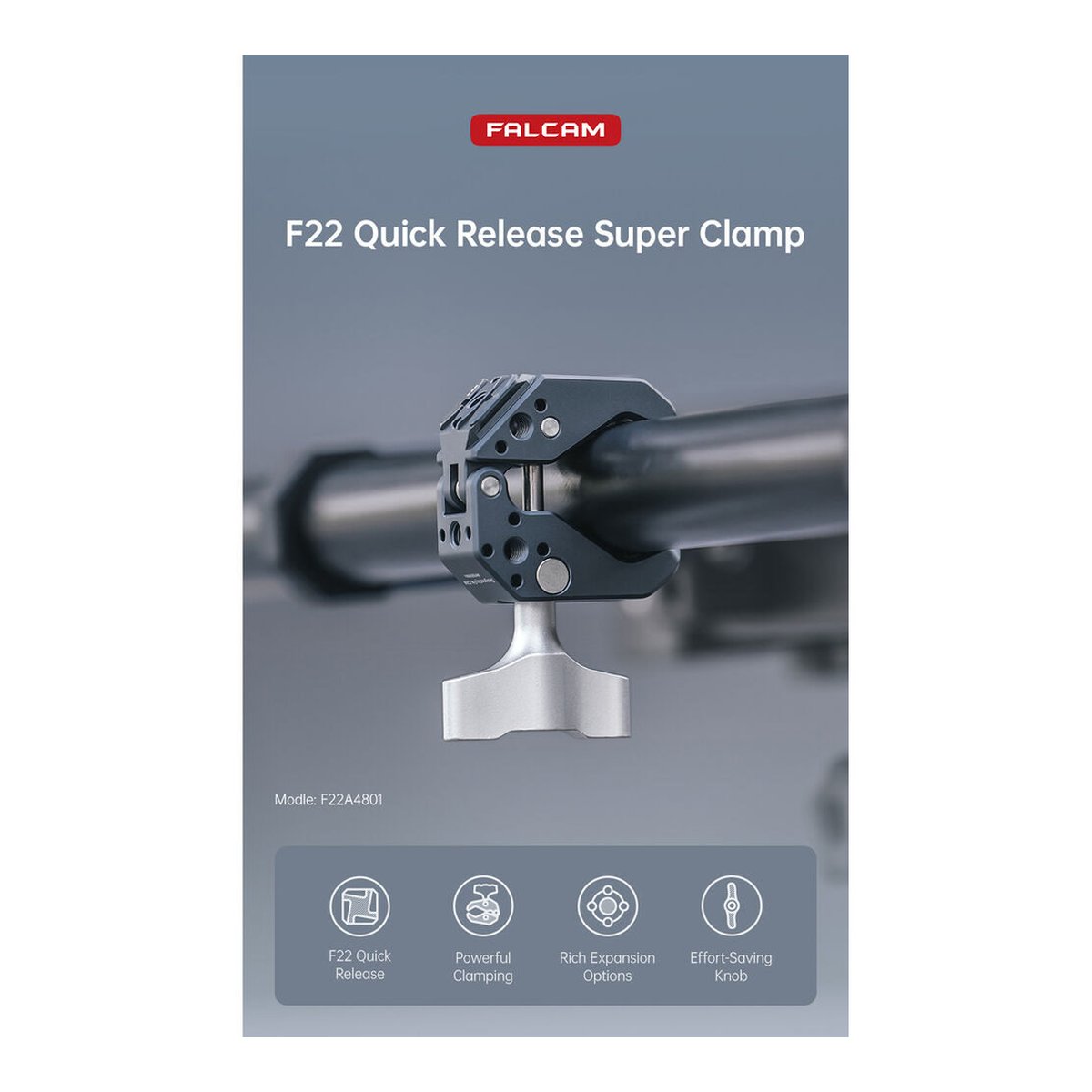 Falcam F22 Quick Release Super Clamp F22A4801